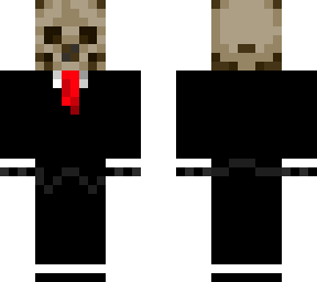 skull pirate in a suit