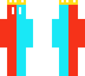 two colors with crown
