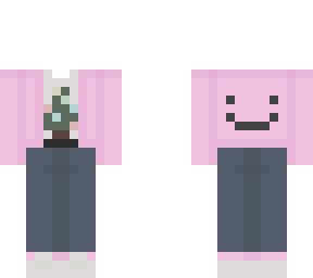 -* pink christmas jacket with dark blue jeans *-