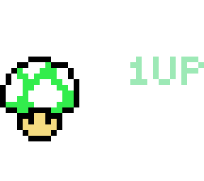 1up green mushroom
