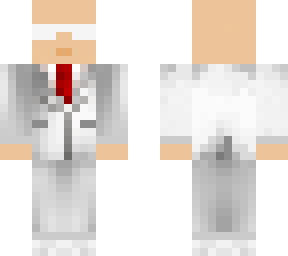 bald man in a suit (white edition)