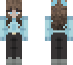 blue girl