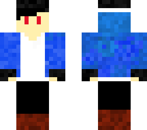 blue hoodie boy
