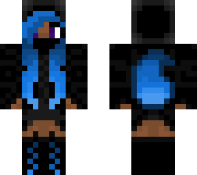 blue ninja girl