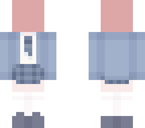 blue outfit