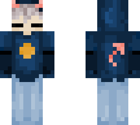 cute blue hoodie