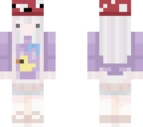 duck sweater musheoom hat girl