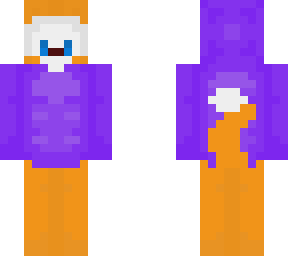 fox with purple hoodie