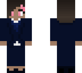 girl in a suit