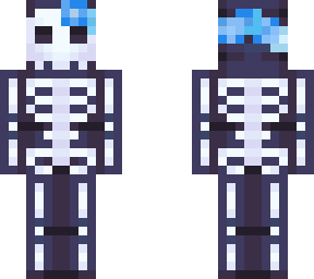 iiipotat's fred but with blue flowers <3