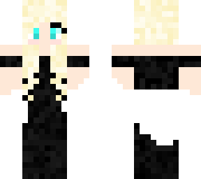 long black gradient dress