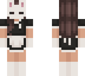 maid with mask white