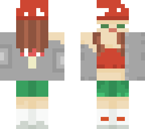 mushroom girl