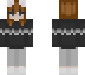 nihachu with brown hair