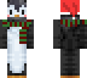 penguin santa