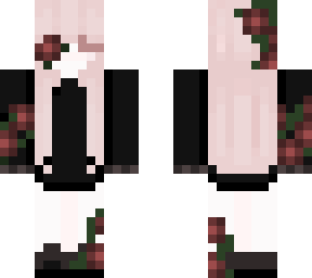 pink overgrown rose girl