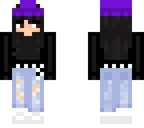 purple beanie fit