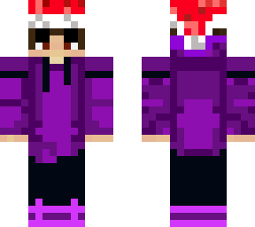 purple christmas skin
