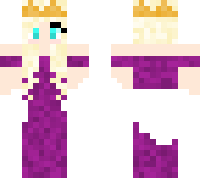 purple dress