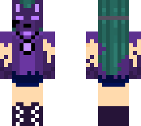 purple fox girl
