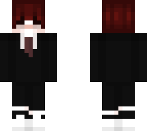 redhead boy in a suit
