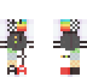 retro rainbow // skirt