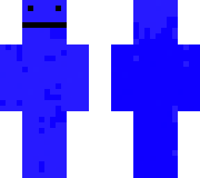 the blue man