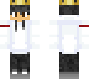 white sweater