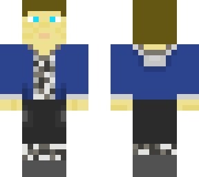 winter man,blue
