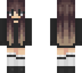 black sweater