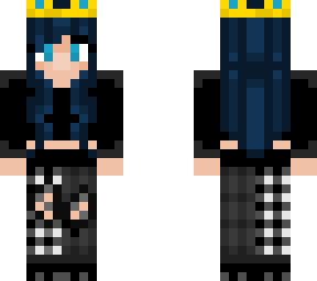 blue hair
