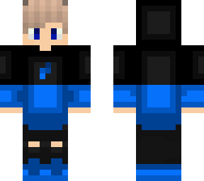 blue hoodie boy