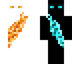 blue orange