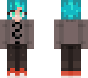 blue short hair girl