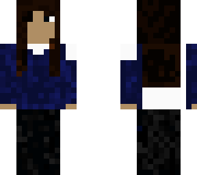 blue sweater