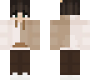 brown split hoodie