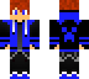 chico de azul