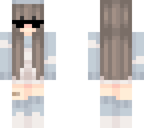 cute blue girl