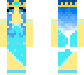 cute blue princess