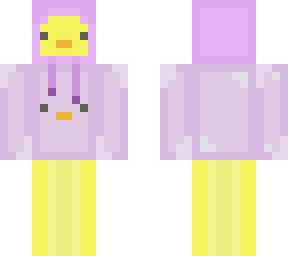 cute purple duck
