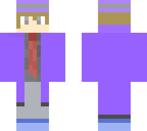 detective in purple coat