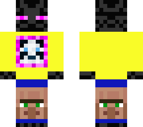enderman wearing panda