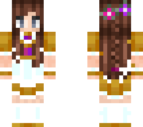 flower girl in a maid dress