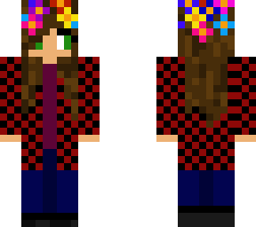 girl with floerhair