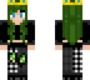 green hair
