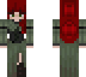 green mediaeval dress