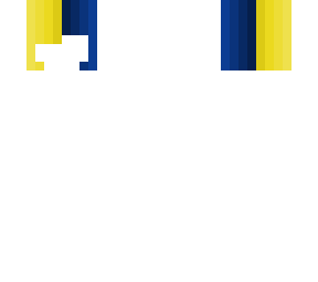 half blue half yellow hair