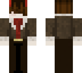 jacket & red shirt