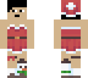 my character in santa dress