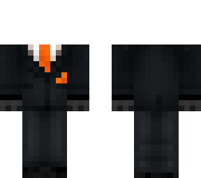 orange tie  suit m2